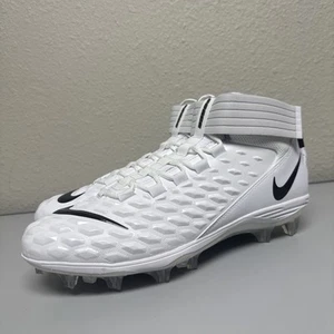 Nike Force Savage Pro 2 White Football Cleats Men's Size 10 AH4000-100 - Picture 1 of 6
