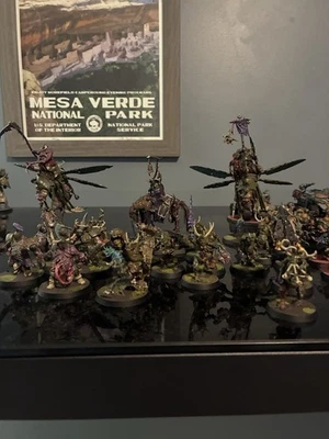 Warhammer Age of Sigmar Maggotkin of Nurgle Army Pro dipinto - Immagine 1 di 4