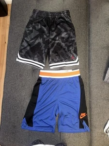 Boys Nike Dry-Fit Short And Black Jordan Short Size Large - Picture 1 of 3