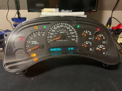 Cuadro de instrumentos GM 2003-2007 OEM reconstruido kilometraje programación con garantía Foto 1 de 4