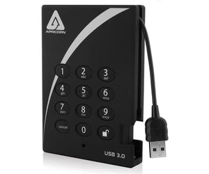 Apricorn Aegis Padlock 500 GB 2.5" Ext HDD - USB 3.0 - 5400 rpm - Hot Swappable - Afbeelding 1 van 1