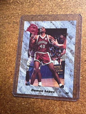 1991 Classic Draft Picks Basketball # 196 Damon Lopez - Image 1 of 2