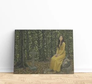 1800s Sexy Woman Forest Serenity Oil Painting Bedroom Home Decor Canvas Painting - Picture 1 of 3