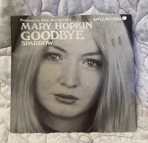 Mary Hopkin "Goodbye/Spatz" Apfel/Paul McCartney 45 mit Bildhülle sehr guter Zustand - Bild 1 von 4