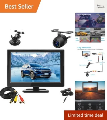 Backup Camera Easy Setup Plug-Play: HD 1080P No-Delay Waterproof - Clear Night V - Image 1 of 4