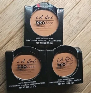 Set Of 3 L.A Girl PRO-Face HD Matte Pressed Powder - GPP613 TOFFEE - Picture 1 of 3