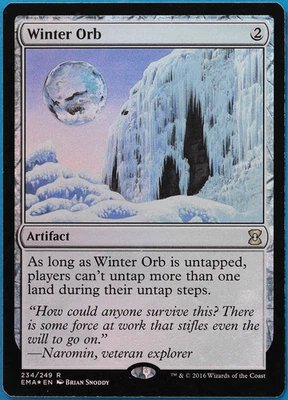 Winter Orb FOIL Eternal Masters PLD Artifact Rare MTG CARD (ID# 498266) ABUGames - Image 1 of 2