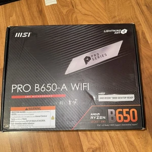 MSI PRO B650M-A WiFi AM5 MicroATX AMD Motherboard - Zdjęcie 1 z 3