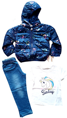 Abbigliamento Bambina Neonata Unicorno Da Bimba Completo 1 2 3 Anni Giubbino  • 23.90€