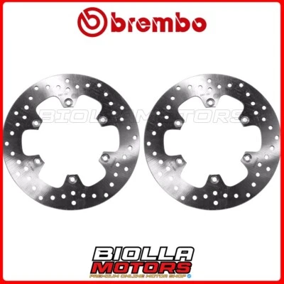 KIT DISCHI FRENO ANTERIORE BREMBO YAMAHA YX RADIAN 600 1990 [Fisso] 2x68B407E4 [ Foto 1 de 4