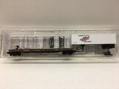 N Scale Micro Trains MTL Special Run 98-93 KCS 7703 w/HEXZ 072698 Trailer - Image 1 of 3