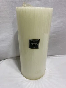 ROOT CANDLE LIZ 4x9” GRECIAN WHITE PILLAR BEESWAX INFUSED NEW SEALED - Picture 1 of 7