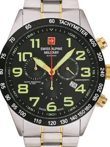 Swiss Alpine Military 7047.9147 Chronograph Herrenuhr 45mm 10ATM - Bild 1 von 3