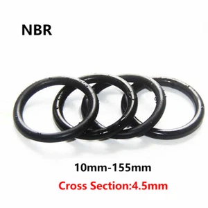 Metric Nitrile Rubber O-Rings 4.5mm Cross Section 10 mm - 155 mm ID - Picture 1 of 2