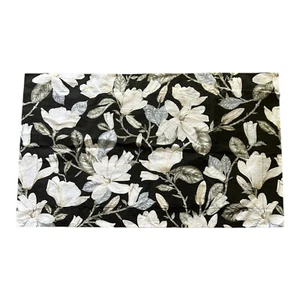 Williams Sonoma Funda Almohada Algodón Negro Floral Juego de 2 Whimsigoth Fairycore - Imagen 1 de 9