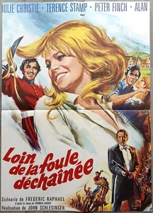 LOIN DE LA FOULE DECHAÎNÉE/1967/SCHLESINGER/JULIE CHRISTIE/AFFICHE 50X70 CM - Picture 1 of 1