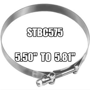 DIXON 5-3/4 inch Stainless Steel T-Bolt Hose Clamp - STBC575 - Picture 1 of 2