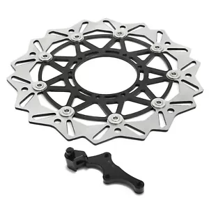 Rotor de freno de gran tamaño + soporte adaptador CRF250R CRF450R CRF450RWE 19-24 - Imagen 1 de 8
