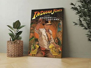 Indiana Jones - Raiders of the Lost Movie - Canvas - Framed or Poster Available - Picture 1 of 7