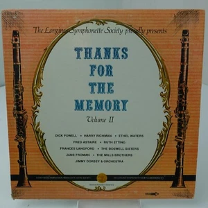 Longines Symphonette Thanks For The Memory Vol II LP Record Album Vinyl - Imagen 1 de 2