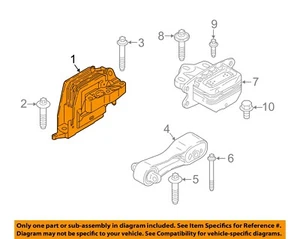 BMW OEM 16-24 228i Gran Coupe Engine Trans Mounting-Motor Mount 22118835566 - Foto 1 di 2
