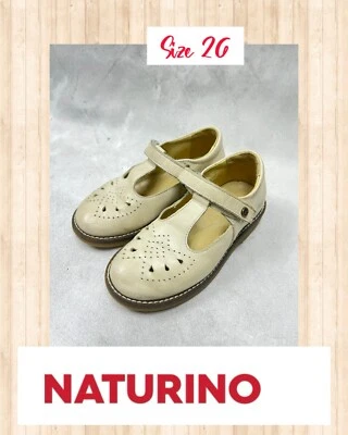 Zapatos clásicos Naturino talla 26 cuero beige Foto 1 de 4