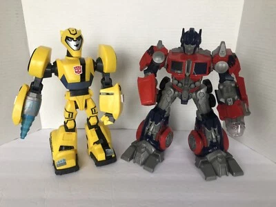 Hasbro Transformers 2006 Optimus Prime & 2007 Bumblebee - Sounds & Light Up READ - Image 1 of 4