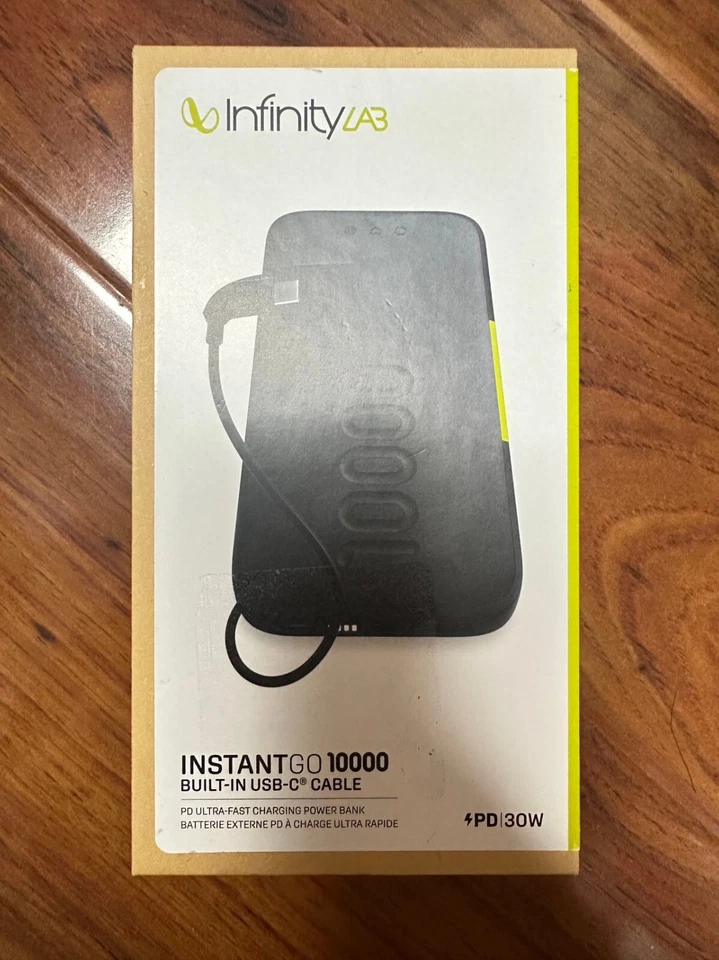 Infinity LAB INSTANTGO 10000 Wireless PD Ultra-Fast Charging Power Bank 30W New - Image 1 of 1