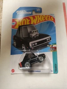 2023 Hot Wheels '70 Dodge Charger (Tooned) Black - Fast & Furious 2/5 - Bild 1 von 2