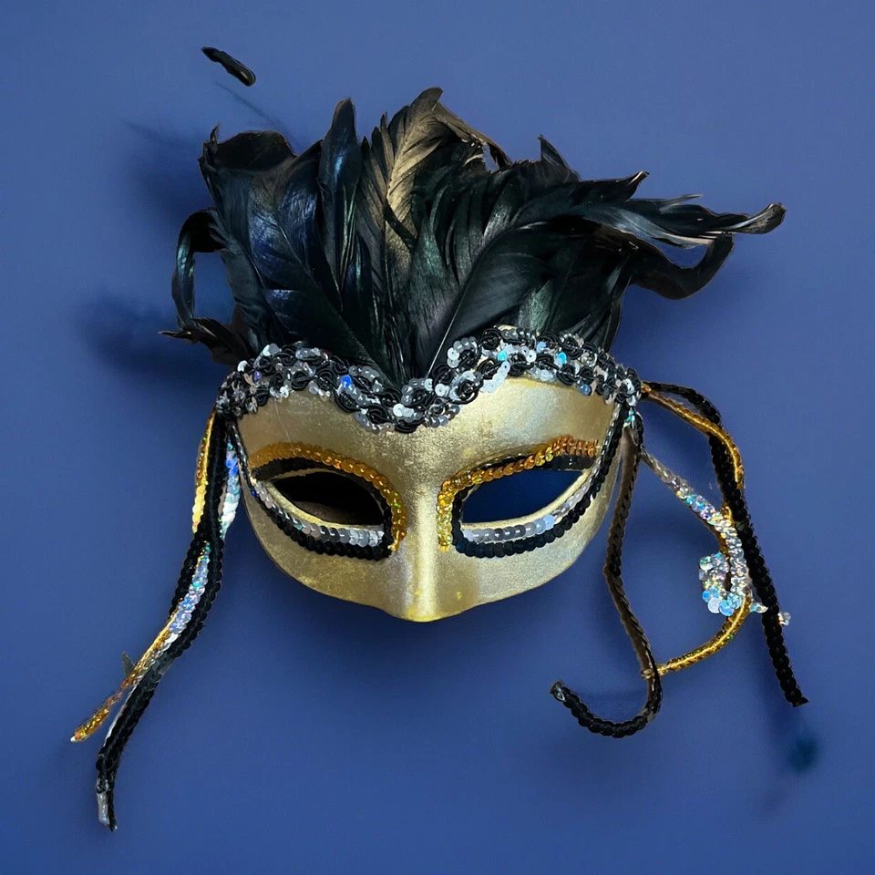 Warrior Goddess Feather Mask - Image 1 of 2