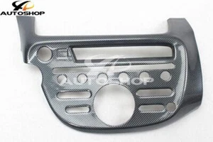 Carbon Fiber Console Volume CD Switch Panel Trim 1* For Honda Fit/Jazz 2008-2013 - Picture 1 of 4