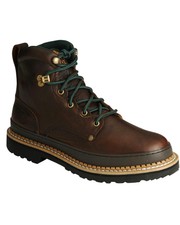 Georgia Boot Men's Georgia Giant 6" Lace-Up Work Boot - Steel Toe Brown 11