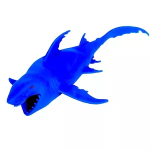 JA-RU Life like Realistic Detailed 9" Shark Jiggly EPS Bead Filling Soft Rubber - Picture 1 of 4