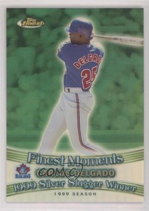 2001 Topps Finest Finest Moments Refractor Carlos Delgado #FM18