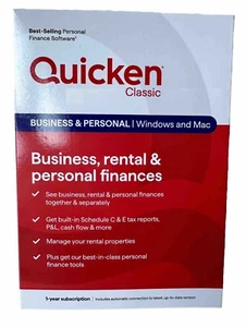 Quicken Classic Business & Personal - 1 Jahr Abonnement (Windows) Schlüsselkarte - Bild 1 von 6