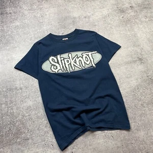 Mens slipknot t shirt vintage 1999 blue size S - Picture 1 of 15