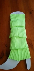 Bright light green Winter Leg Warmers Soft Thick Legging - Picture 1 of 1
