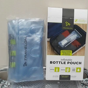 Travelon Inflatable Bottle Pouch - Transport Bottles - LeakProof Seal - NEW - Picture 1 of 8