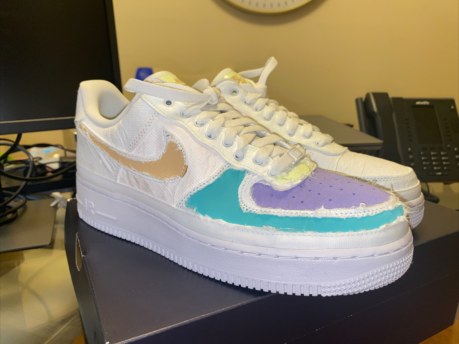nike air force 1 low reveal tear-away 