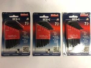 Hex Set Inches 7 Different Sizes L-Shaped Convenient Holder to Organize Lot of 3 - Picture 1 of 2