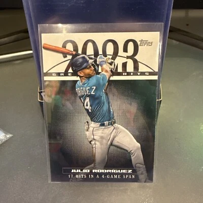 2024 Topps Series 1 - 2023 Greatest Hits #23GH-17 Julio Rodriguez - Image 1 of 2
