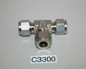 Swagelok T-Verschraub. SS-10-MTA-1-4-RT # 32100217 *2 Stk.* (C3300-R45) - Bild 1 von 5
