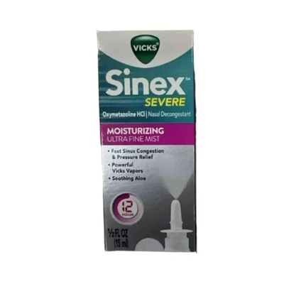 Spray nasal severo Vicks Sinex con niebla hidratante ultra fina 265 Spr EXMAY25 Foto 1 de 4