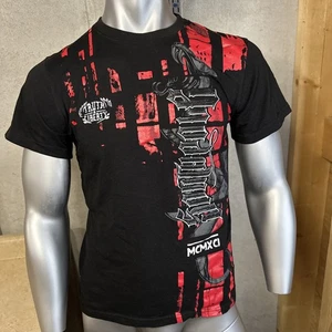 Southpole T Shirt L Graphic Print Snake Y2K Spellout Black - Picture 1 of 5