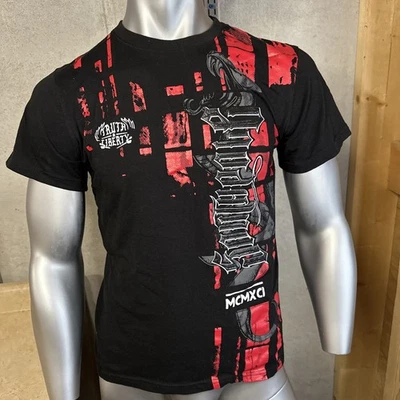 Camiseta Southpole L Estampado Gráfico Serpiente Y2K Spellout Negra Foto 1 de 4