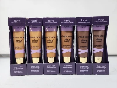 Tarte Shape Tape Cloud Coverage SPF 15 Full Size 1 oz /30 ml (Choose Shade) New - Image 1 of 2