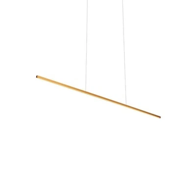 Kuzco Lighting Vega Minor - 48 Inch 32W LED Linear Pendant-Gold Finish - Image 1 of 4