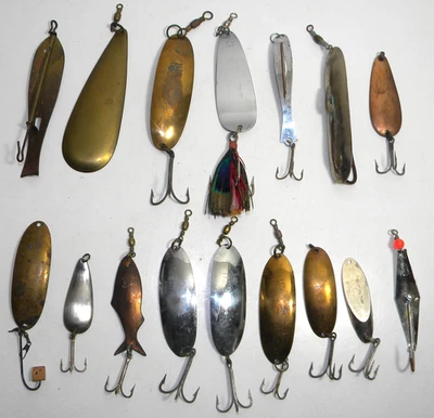 16 二手老式勺子烟斗斗牛犬刀自动前锋黄铜 — 第 1/4 张图片