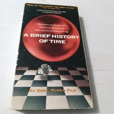 A Brief History Of Time VHS Tape Stephen Hawking Physics Universe - Image 1 of 3