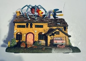 Casa de la familia Los Simpson Hawthorne Halloween Village Spider 2005 LEER DESCRIPCIÓN - Imagen 1 de 14